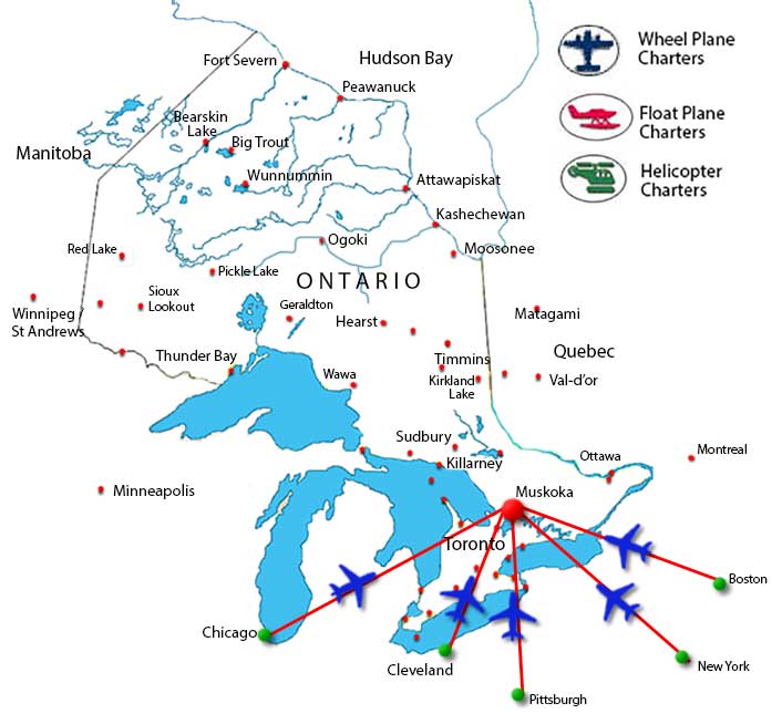 Muskoka Charter Flights USA